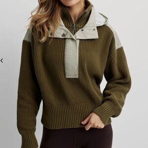 Varley Carter Half-Zip Pullover, BNWT, size medium